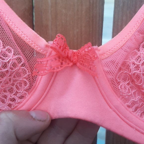 VS pink body by Victoria unlined demi bra 32B - Picture 2 of 5